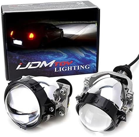 Amazon Ijdmtoy Conjunto De Lentes De Proyector De Doble Haz Led De