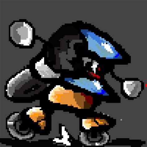 Sonic exe pixel art