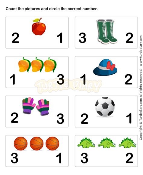 number  preschool worksheet