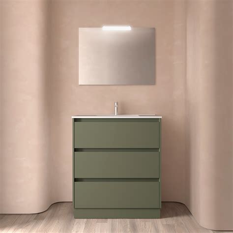 Mueble De Ba O Noja Cajones Green Satin Lavabo