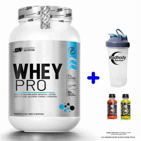 Proteína Universe Nutrition Whey Pro 1100gr Vainilla Shaker Real Plaza