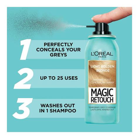 L Oreal Paris Magic Retouch Instant Root Concealer Spray Light Golden Blonde Wilko