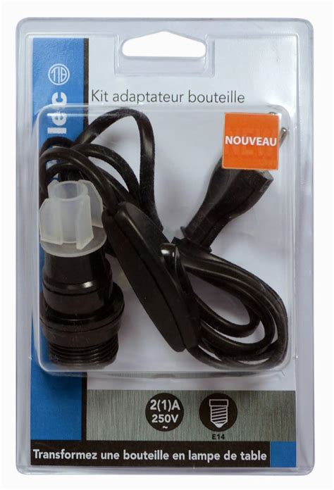 Kit Adaptateur Bouteille Quip E Noir E Tibelec Plastique Pvc