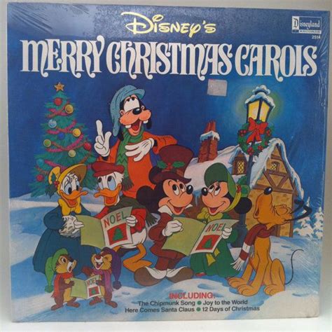 Disney S Merry Christmas Carols Vinyl Record Lp Etsy Walt