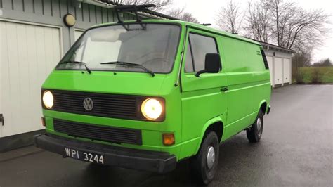 Volkswagen T3 Panelvan Diesel Walkaround Youtube