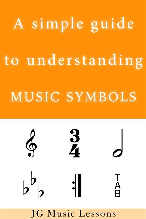 A simple guide to understanding music symbols - JG Music Lessons ...