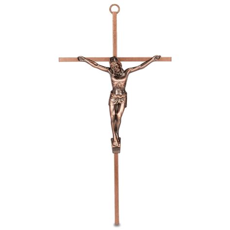 Mua Achibang Crucifix Wall Cross Metal Slender Catholic Hanging Jesus