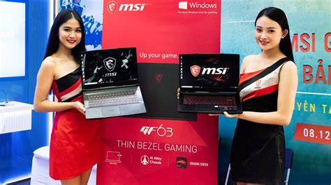 Họp Báo ra mắt MSI GF63 Laptop Gaming mỏng nhẹ hỗ trợ Intel Optane