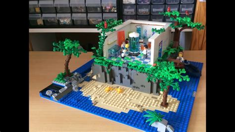 Lego Laboratoire Jurassic Park Moc Youtube