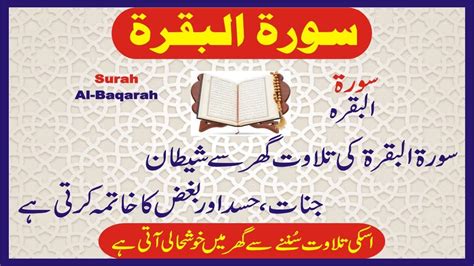 Surah Al Baqarah Recitation Full And Quick Surah Baqarah Ke Fazilat Ali Tahseen Official