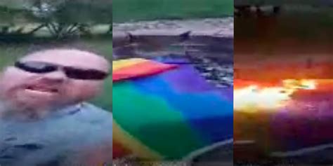 Man Convicted For Burning Gay Flag Vserapro