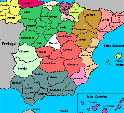 mapa del sur de espana  las ciudades mas importantes gudmornin