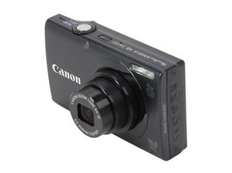 Canon Powershot A3400 Is Black 16 Mp 5x Optical Zoom 28mm Wide Angle