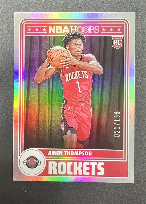 Panini Nba Hoops Amen Thompson Rc Hoops