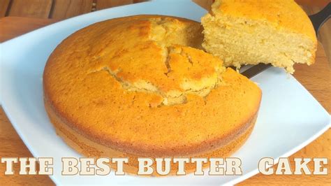 How To Bake Easy Super Soft Moist Butter Cake Youtube