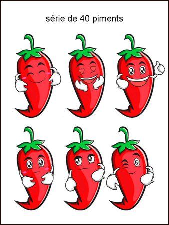 Gk Collection De Piments Rouges Smiley Motic Ne Clipart Cartoon