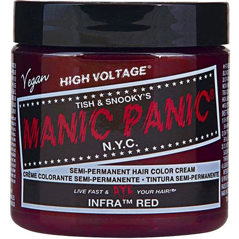 Manic Panic High Voltage Classic Hair Colour 118ml Infra Red Dennis Williams From Uk