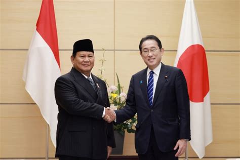 Garuda Militer Menhan Prabowo Temui PM Jepang Di Tokyo