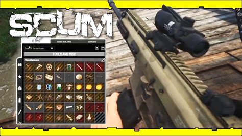 First Look At The New Crafting System Coming In SCUM Update 0 95v YouTube