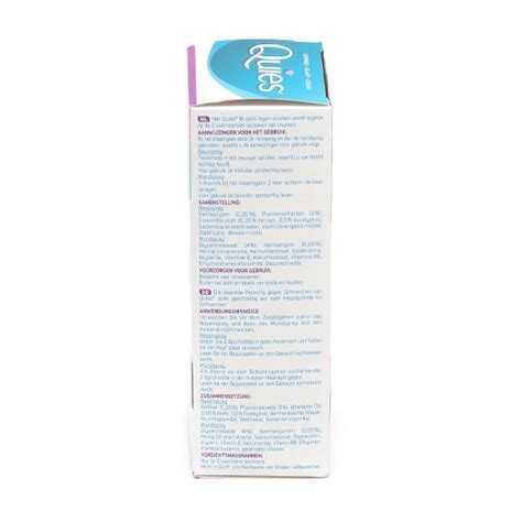 Quies Anti Ronflement Nocturne Pack Spray Buccal Et Nasal