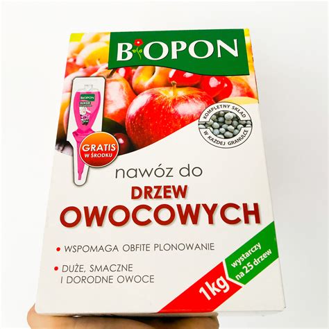 Nawóz do drzew owocowych BIOPON dla 25 drzew Wszystko dla Ogrodu