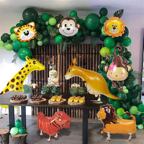 Buy 12pcs Jungle Safari Animals Balloons Walking Animal Balloons Giant