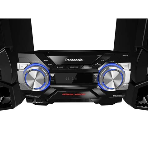 Mini System Panasonic Sc Akx Lbk Usb Bluetooth Max Juke W Rms