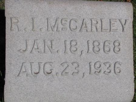 Robert Israel Coon McCarley 1868 1936 Homenaje De Find A Grave