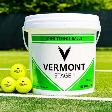 Vermont Balles De Mini Tennis Vertes Net World Sports