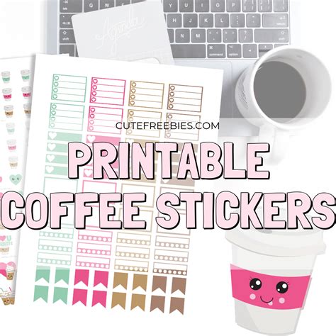 Free Printable Coffee Stickers Cute Freebies For You