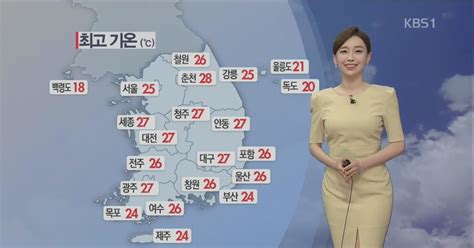 날씨 중부지방 아침까지 빗방울 남부 내륙 오후 소나기