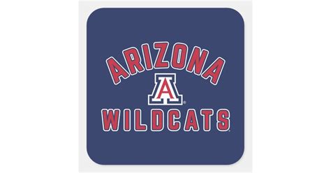 University Of Arizona Wildcats Square Sticker Zazzle