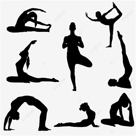 Yoga Silhouette PNG Transparent, Yoga Silhouette, Yoga, Silhouette ...