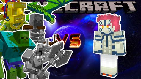 Mutant Beasts And Mowzie S Mobs Vs Akaza Minecraft Mob Battle