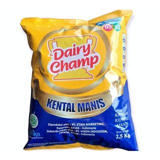 Jual Krimer Kental Manis Dairy Champ Kg Dus Shopee Indonesia