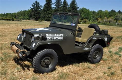 1953 Willys M38A1 Military Jeep M38 4x4 Hurricane Korean War Restored