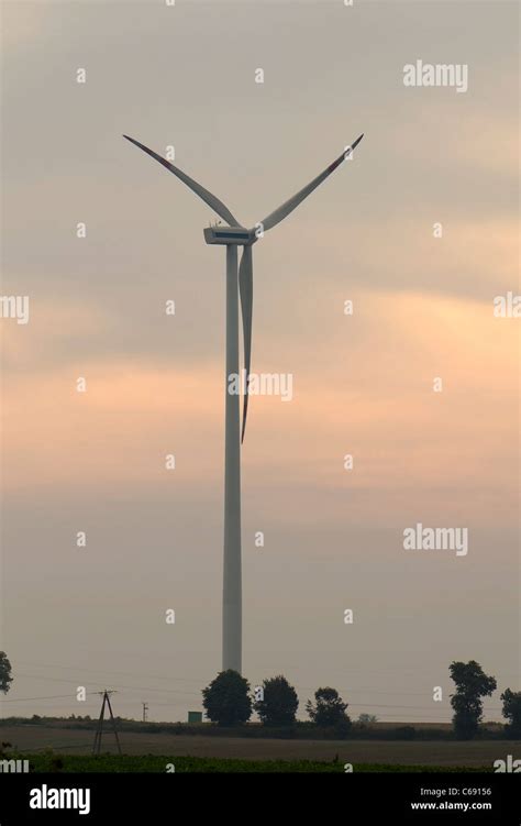 windmill a large generator Stock Photo - Alamy