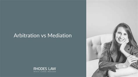 Arbitration Vs Mediation Youtube