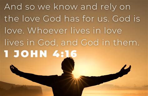 The Meaning Of 1 John 416 God Is Love