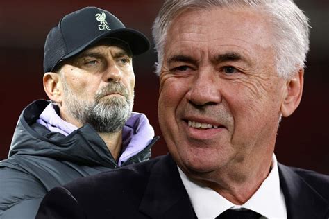 Jürgen Klopp se va y Carlo Ancelotti mira al Liverpool para fichar un