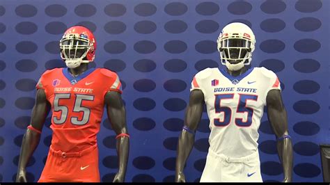 Boise State Unveils New Football Uniforms Youtube