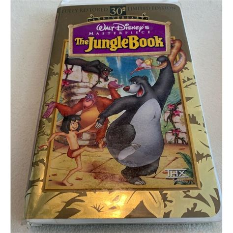 Walt Disney S The Jungle Book Masterpiece Le Vhs Factory Sealed My