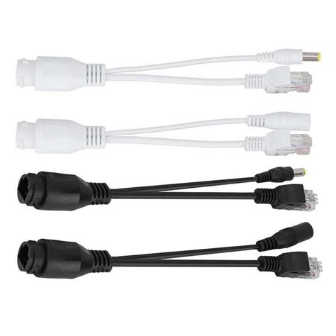 Power Over Ethernet Passive Poe Rj45 Injector Splitter Adapter Cable 1 Pack Ebay