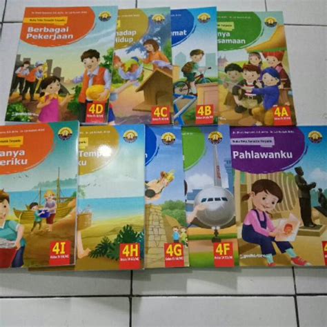 Jual Buku Teks Tematik Terpadu Untuk Sd Kelas Iv Paket 4a S D 4 I