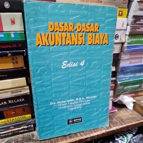 Jual Dasar Dasar Akuntansi Biaya Edisi By Abdul Halim Shopee Indonesia