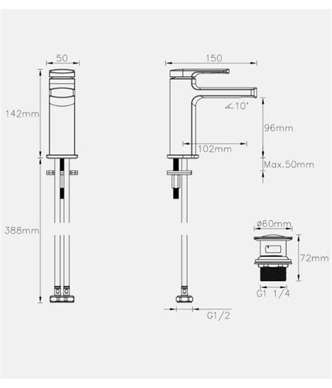 Killeen Hardware Fuse Basin Mono Chrome