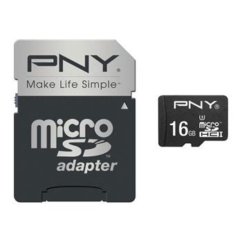 Pny Turbo Performance Gb Micro Sd Memory Card With Adaptor Ln