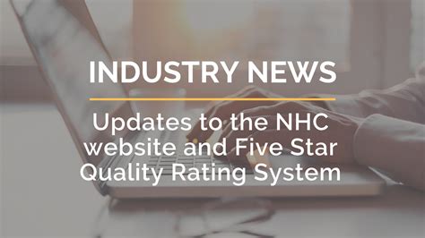 Updates To The Nursing Home Compare Website And Five Star Quality