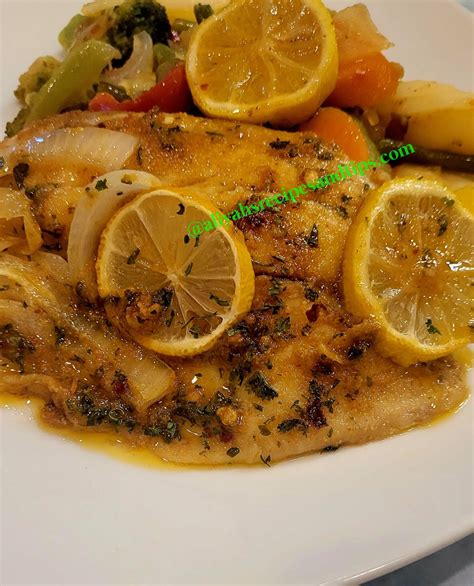 Baked Lemon Fish Fillet