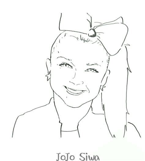 Free Printable Jojo Siwa Coloring Pages